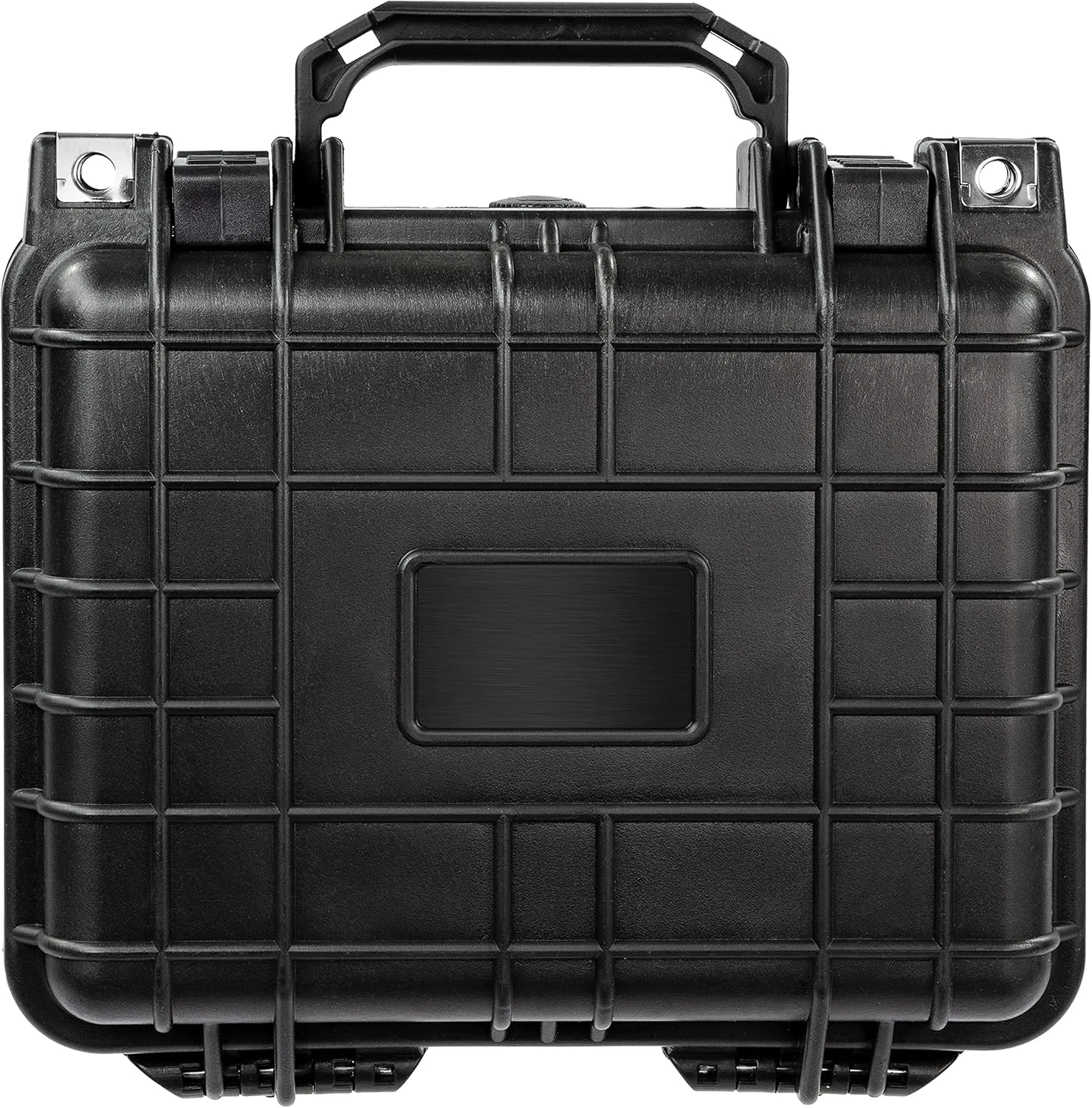 Eylar Small 10.62" Gear, Equipment, Hard Camera Case with Custom Logo Plate, Waterproof with Foam TSA Standards (Black)