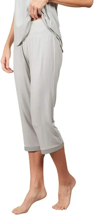 Faceplant Dreams' Bamboo Rayon Sleep Capri Pants | Luxury Loungwear