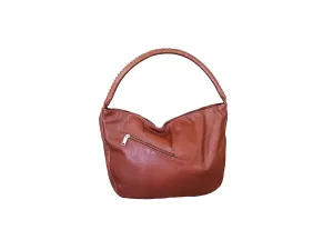 Fgalaze brown leather hobo bag casual everyday shoulder handbags unique handbags boho chic design, Sofia