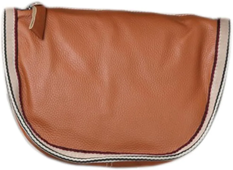 Genuine Leather Saddle Bag Women's Unique Shoulder Bags Hobo Handbags Top Handle Tote Crossbody Bags