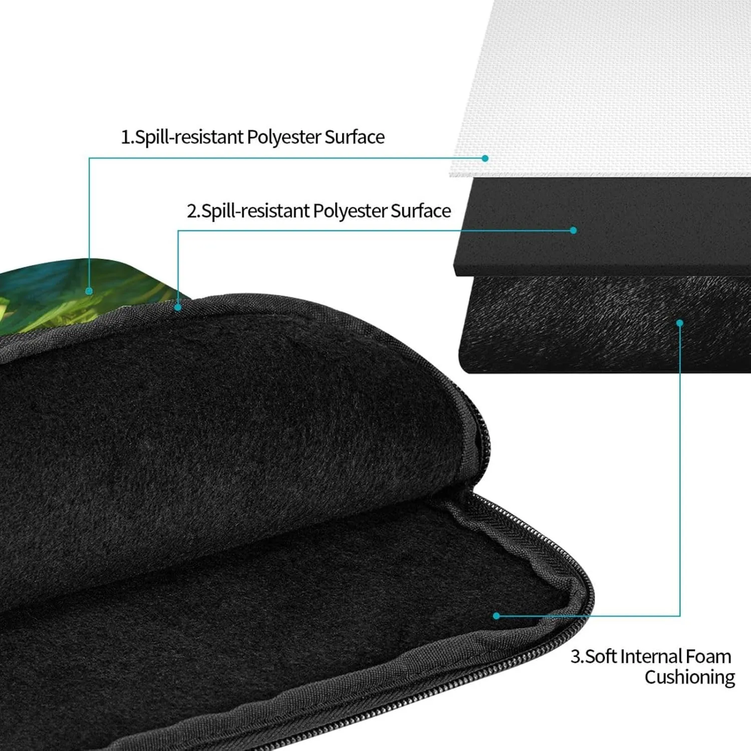Grasshopper Butterfly Laptop Inner Bag Laptop Sleeve Case Briefcase Carrying Laptop Cover