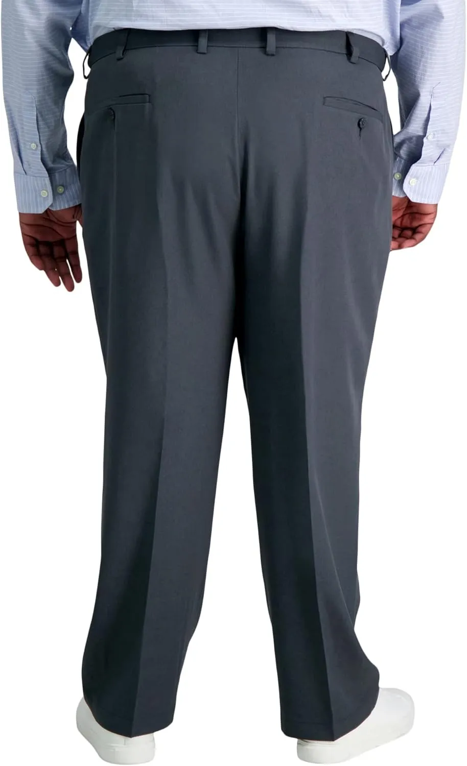 Haggar Men's Cool 18 Pro Classic Fit Flat Front Dress Casual Stretch Golf Pant (Regular and Big & Tall Sizes)
