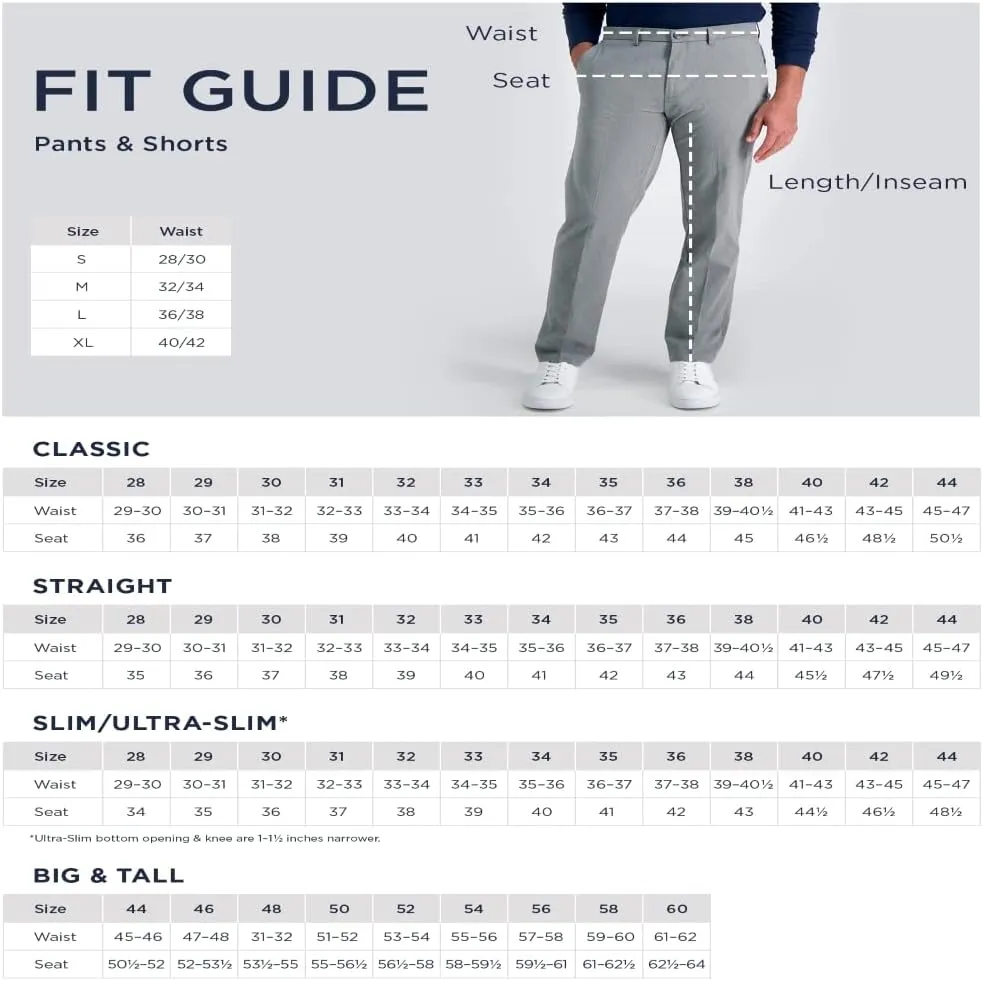 Haggar Men's Cool Right Performance Flex Solid Classic Fit Flat Front Pant (Regular and Big & Tall Sizes)