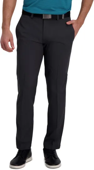 Haggar Men's Cool Right Performance Flex Straight Fit Flat Front Pant-reg. and Big & Tall