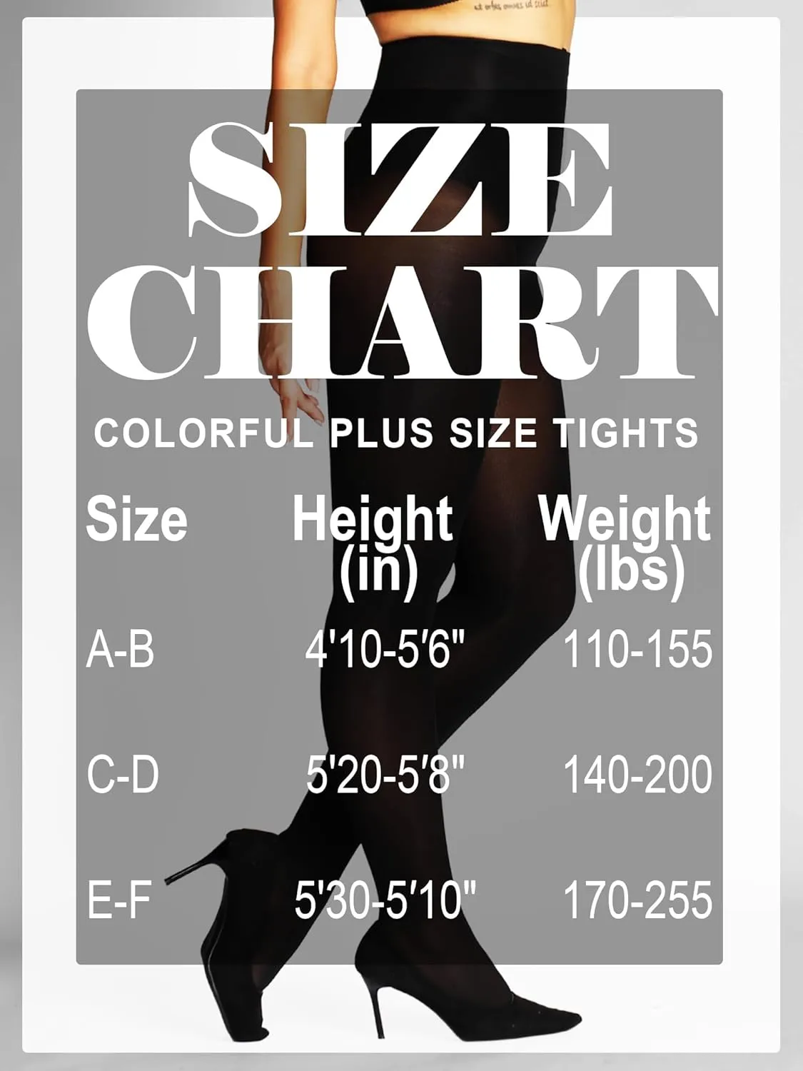 HONENNA Semi Opaque Silky Women Pantyhose Tights, 20  Colors Invisibly Toe Reinforced 60 Den Size A-E