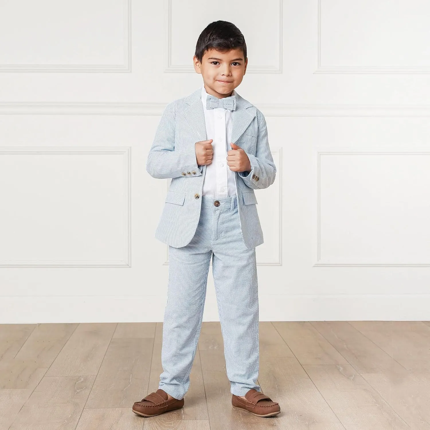 Hope & Henry Boys' Seersucker Suit Pant