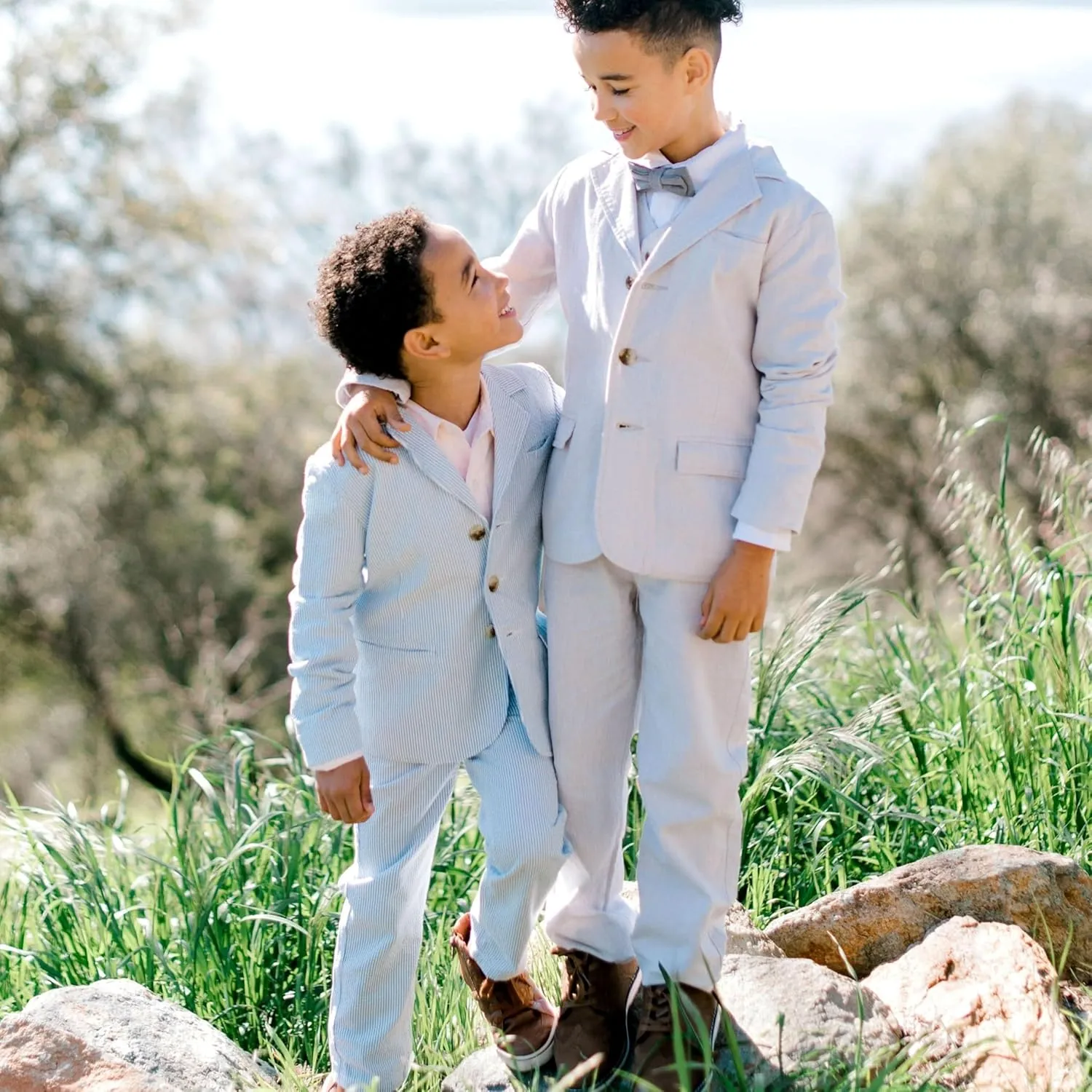 Hope & Henry Boys' Seersucker Suit Pant