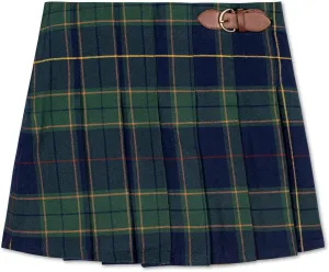 Hope & Henry Girls' Dressy Plaid Skirt