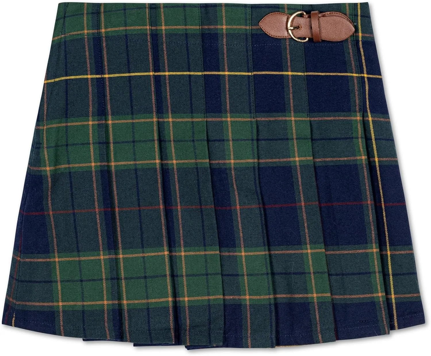 Hope & Henry Girls' Dressy Plaid Skirt
