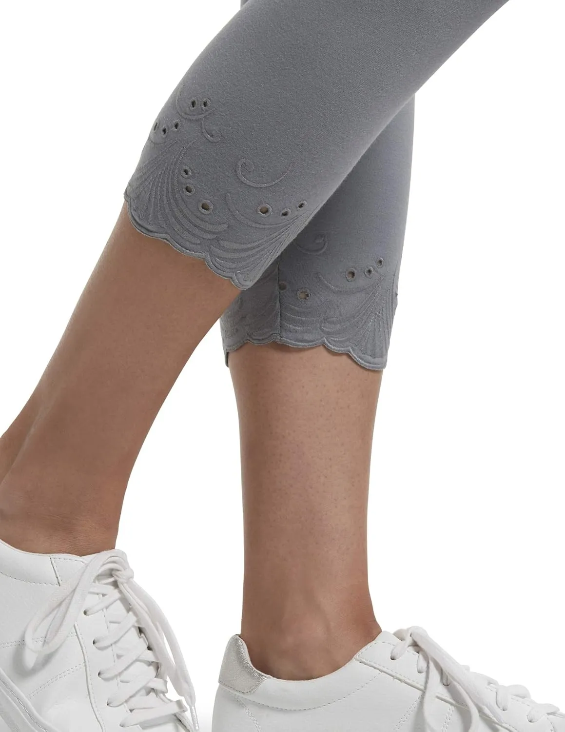 HUE Womens Fashion Cotton Capri Leggings