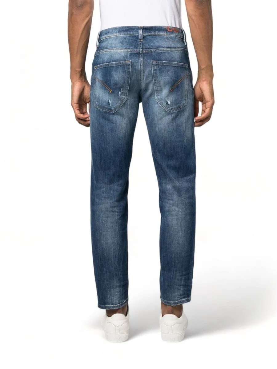 Jeans George slim fit a vita media