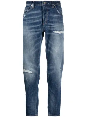 Jeans George slim fit a vita media