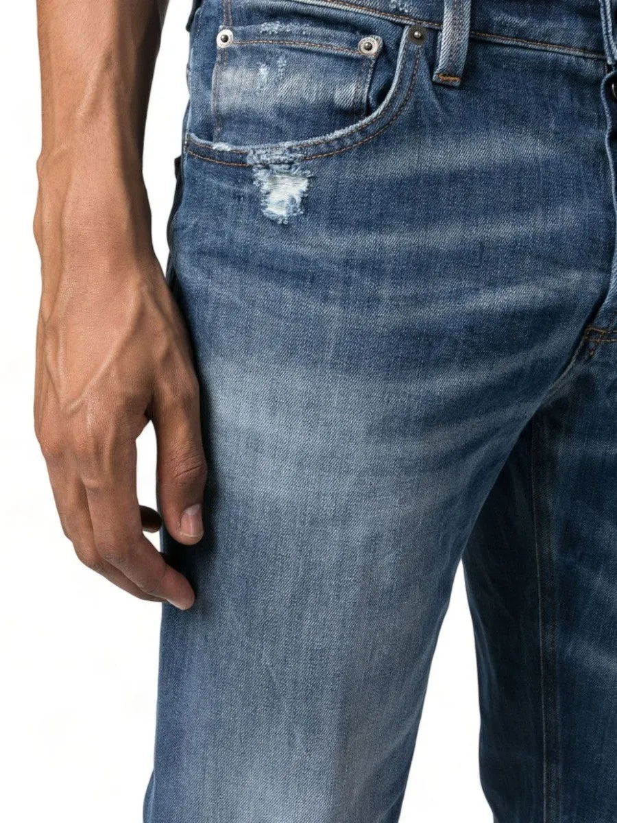 Jeans George slim fit a vita media