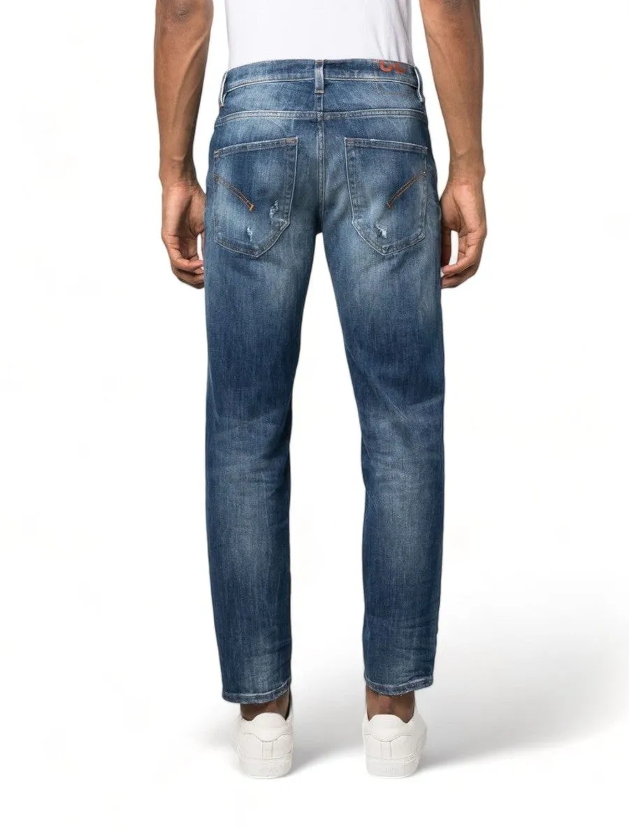 Jeans George slim fit a vita media