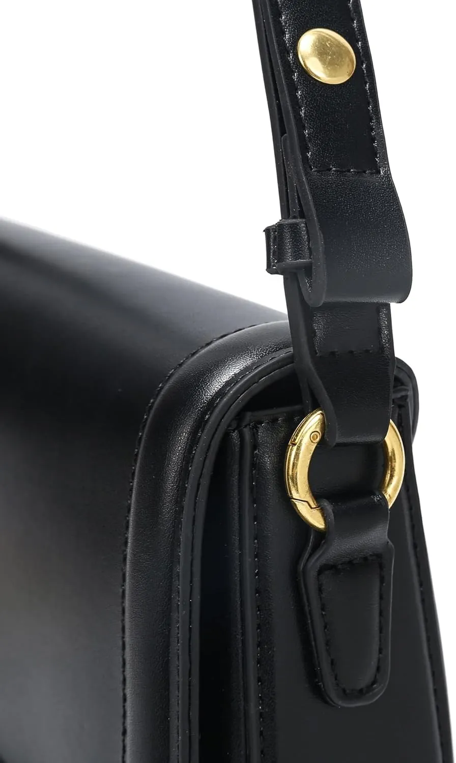 JOLLQUE Crescent Shoulder Bag for Women,Small Leather Dumpling Crossbody Bags,Unique Trendy Designer Handbag Purse Strap