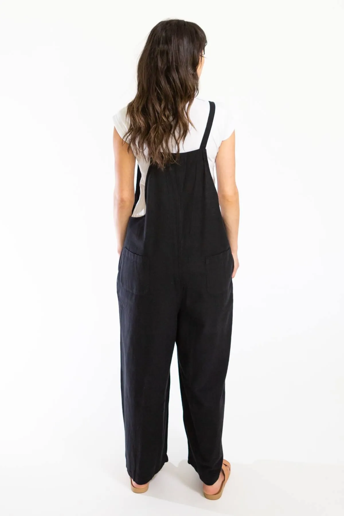 Juanita Overalls | Long - Black
