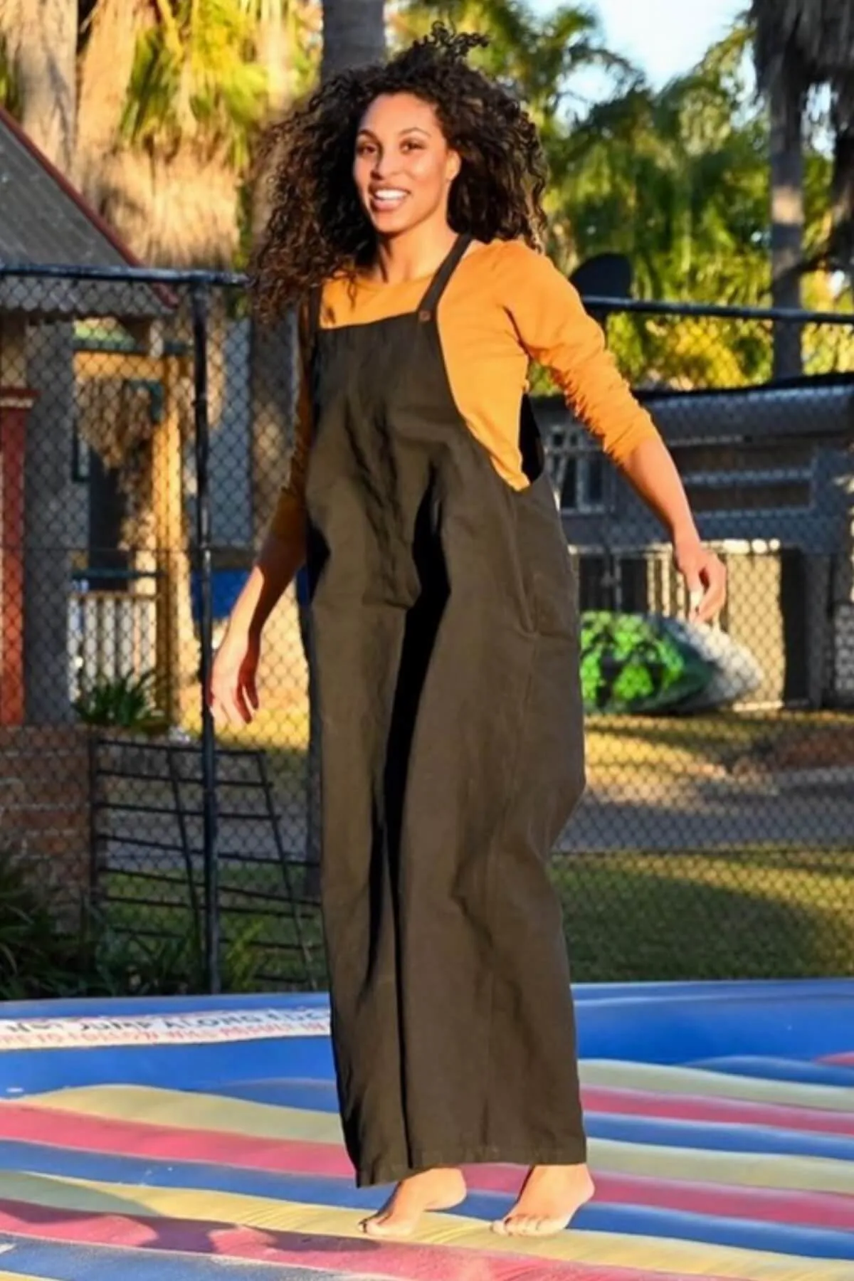 Juanita Overalls | Long - Black