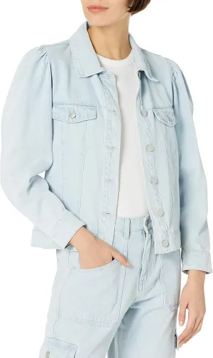 KENDALL   KYLIE Women's Puff Sleeve Denim Jacket - Amazon Exclusive