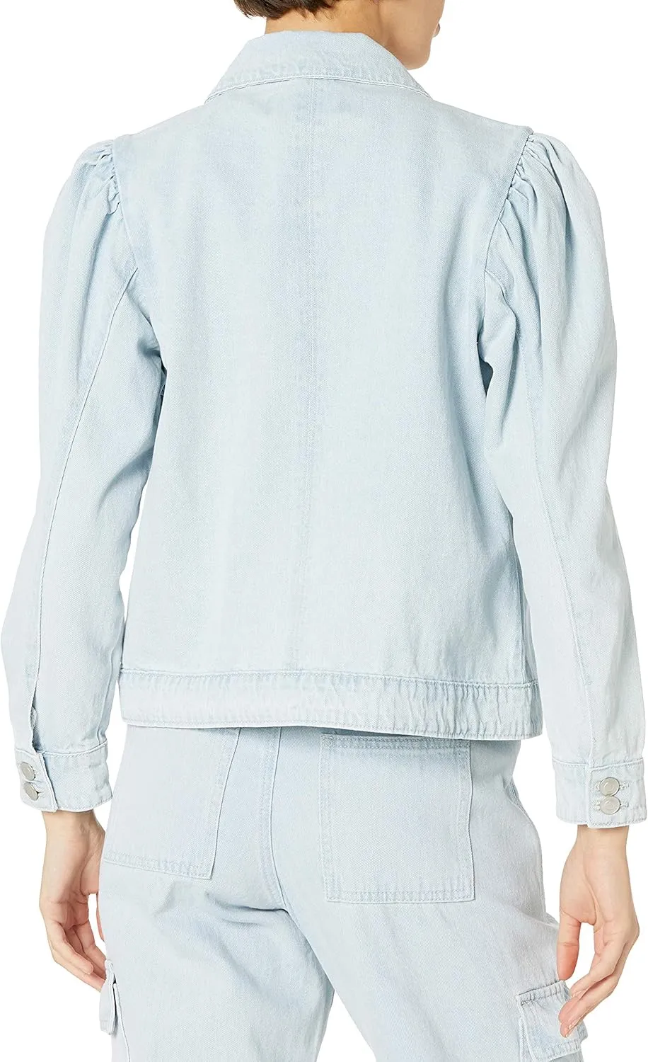 KENDALL   KYLIE Women's Puff Sleeve Denim Jacket - Amazon Exclusive
