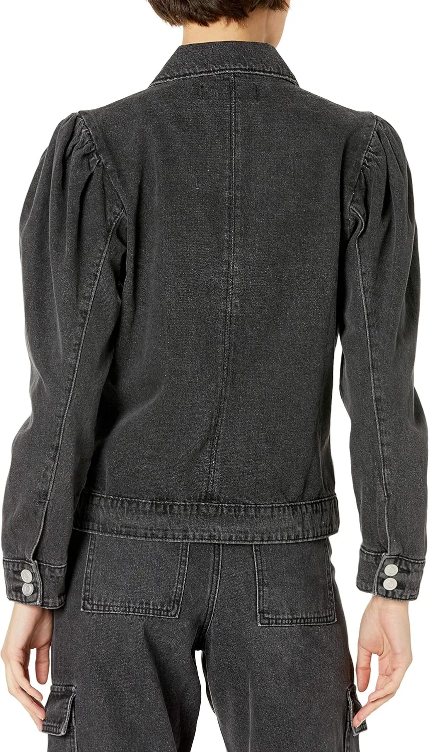 KENDALL   KYLIE Women's Puff Sleeve Denim Jacket - Amazon Exclusive