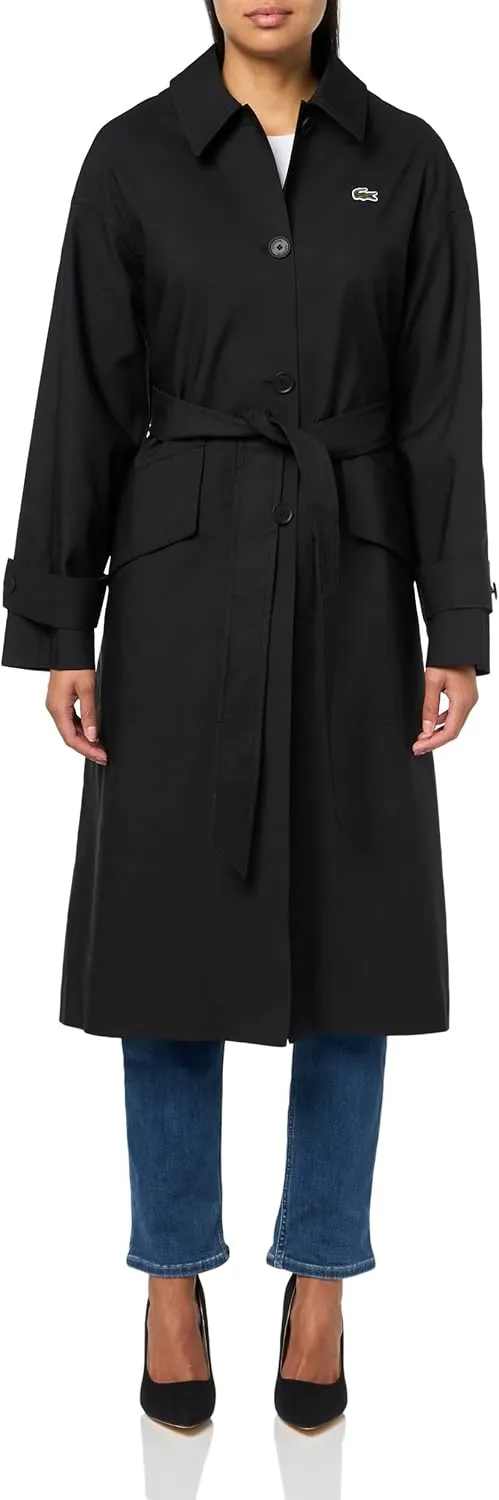 Lacoste Women's Oversized Cotton Coat