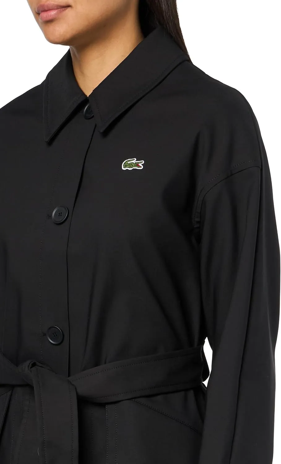 Lacoste Women's Oversized Cotton Coat