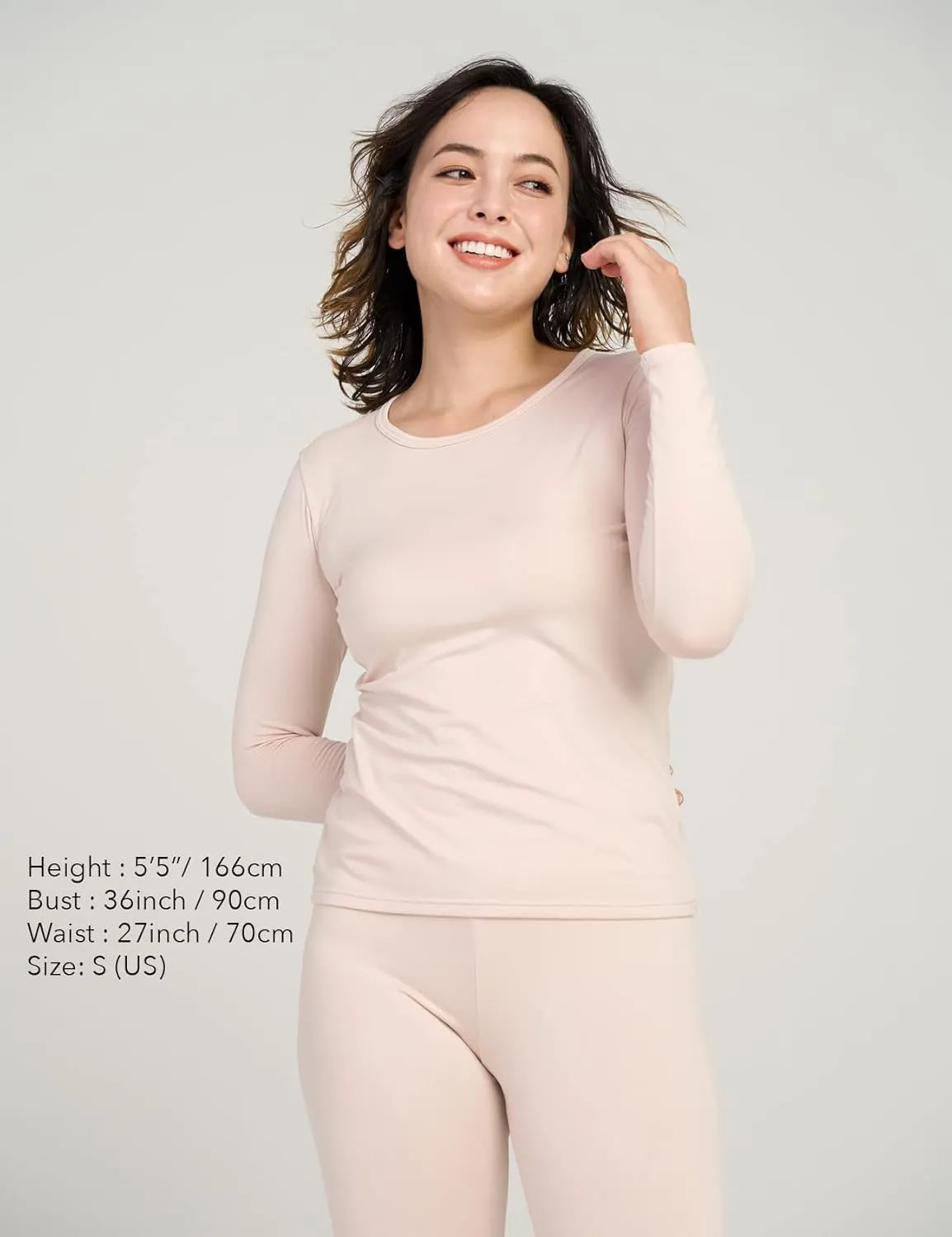 LAPASA Women Thermal Shirt Crewneck Mock Neck Turtleneck Base Layer Fleece Top Thermoflux Lightweight Midweight Heavyweight