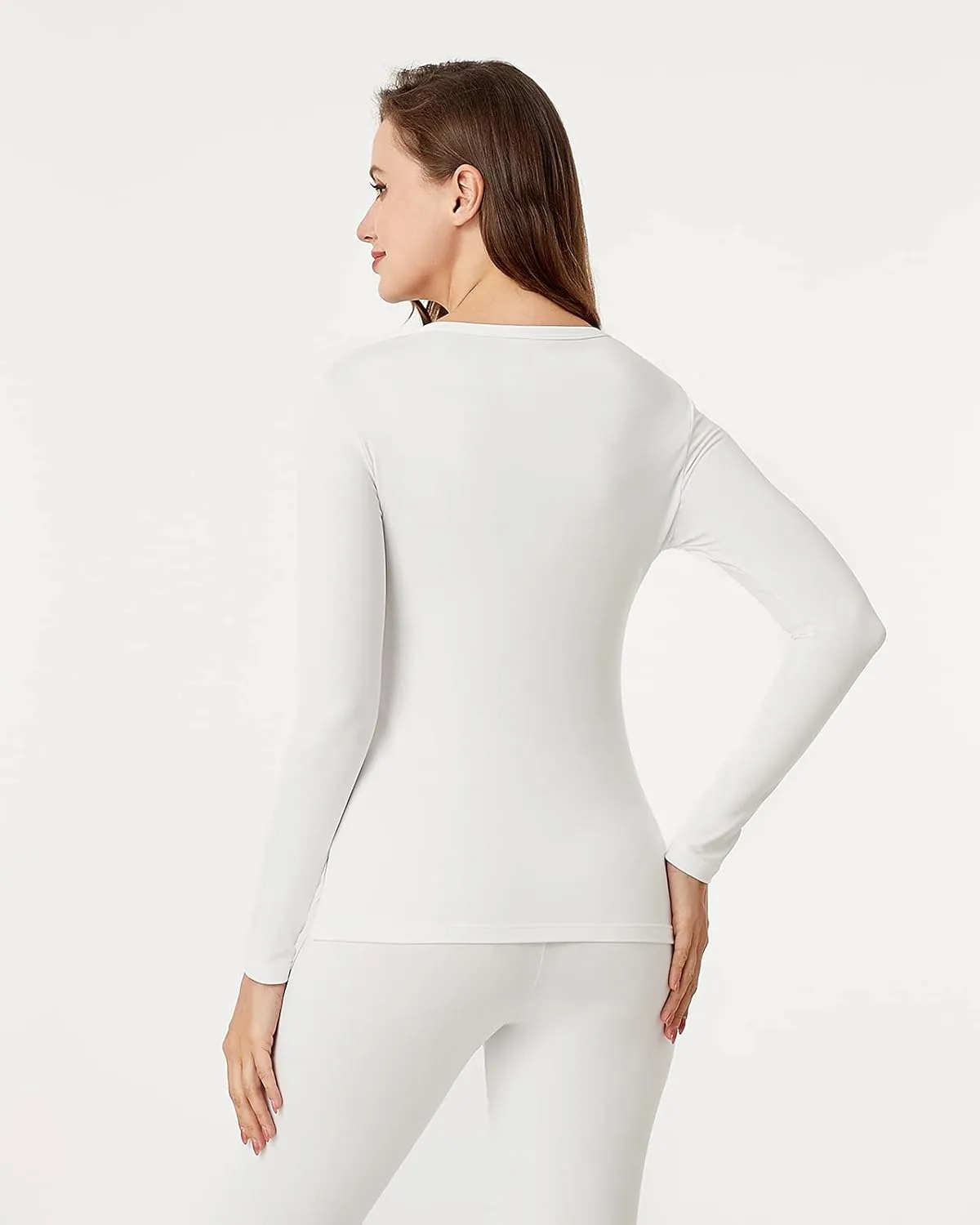 LAPASA Women Thermal Shirt Crewneck Mock Neck Turtleneck Base Layer Fleece Top Thermoflux Lightweight Midweight Heavyweight