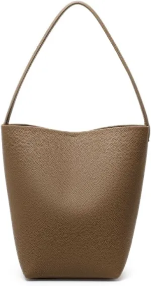 Leather bucket 2025 new large capacity tote high-end feeling mother shoulder under the arm bag