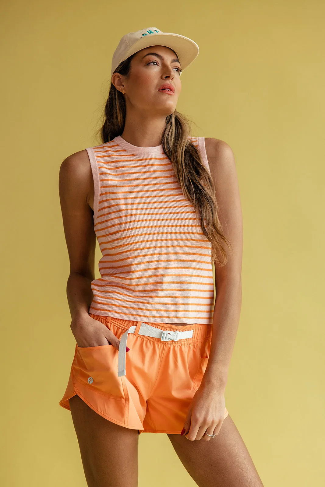 Lenny Striped Sweater Tank