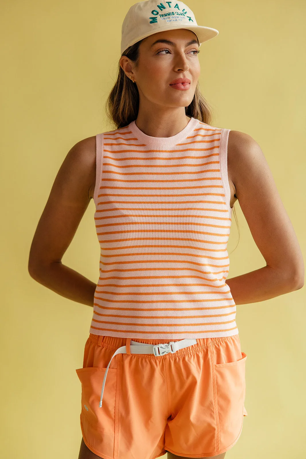 Lenny Striped Sweater Tank