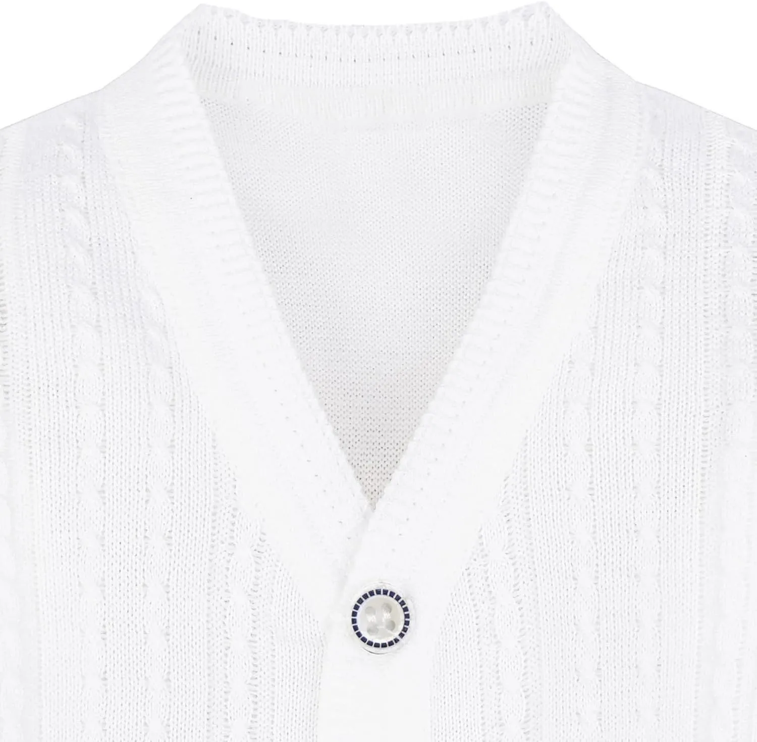 Lilax Baby Boy Cable-Knit Basic Knit Cardigan Sweater