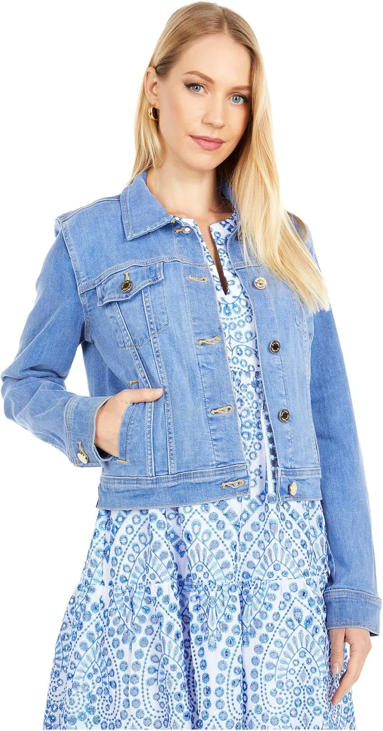 Lilly Pulitzer Seaspray Denim Jacket