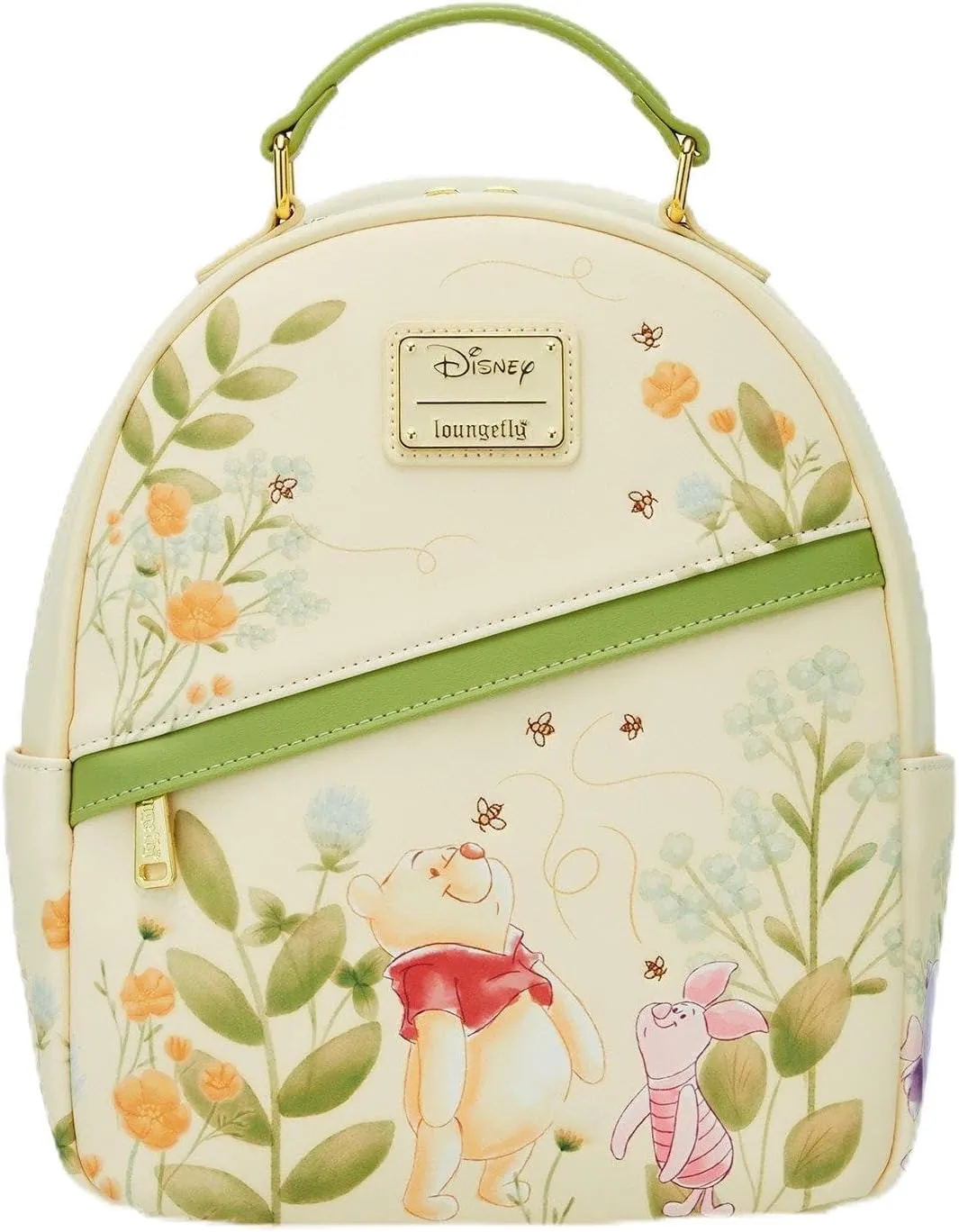 Loungefly Disney Winnie the Pooh Piglet & Pooh Bear Botanical Mini Backpack - BoxLunch Exclusive