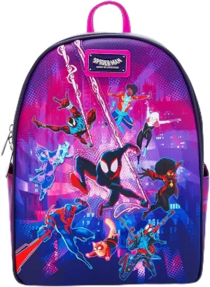 Loungefly Marvel Spider-Man: Across the Spider-Verse Group Portrait Mini Backpack - BoxLunch Exclusive