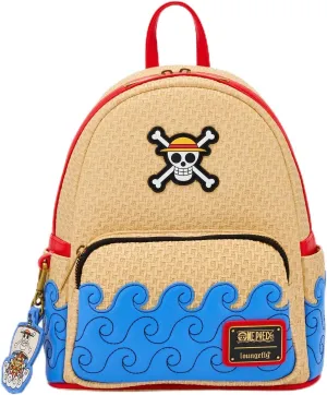 Loungefly One Piece Waves Textured Mini Backpack - BoxLunch Exclusive
