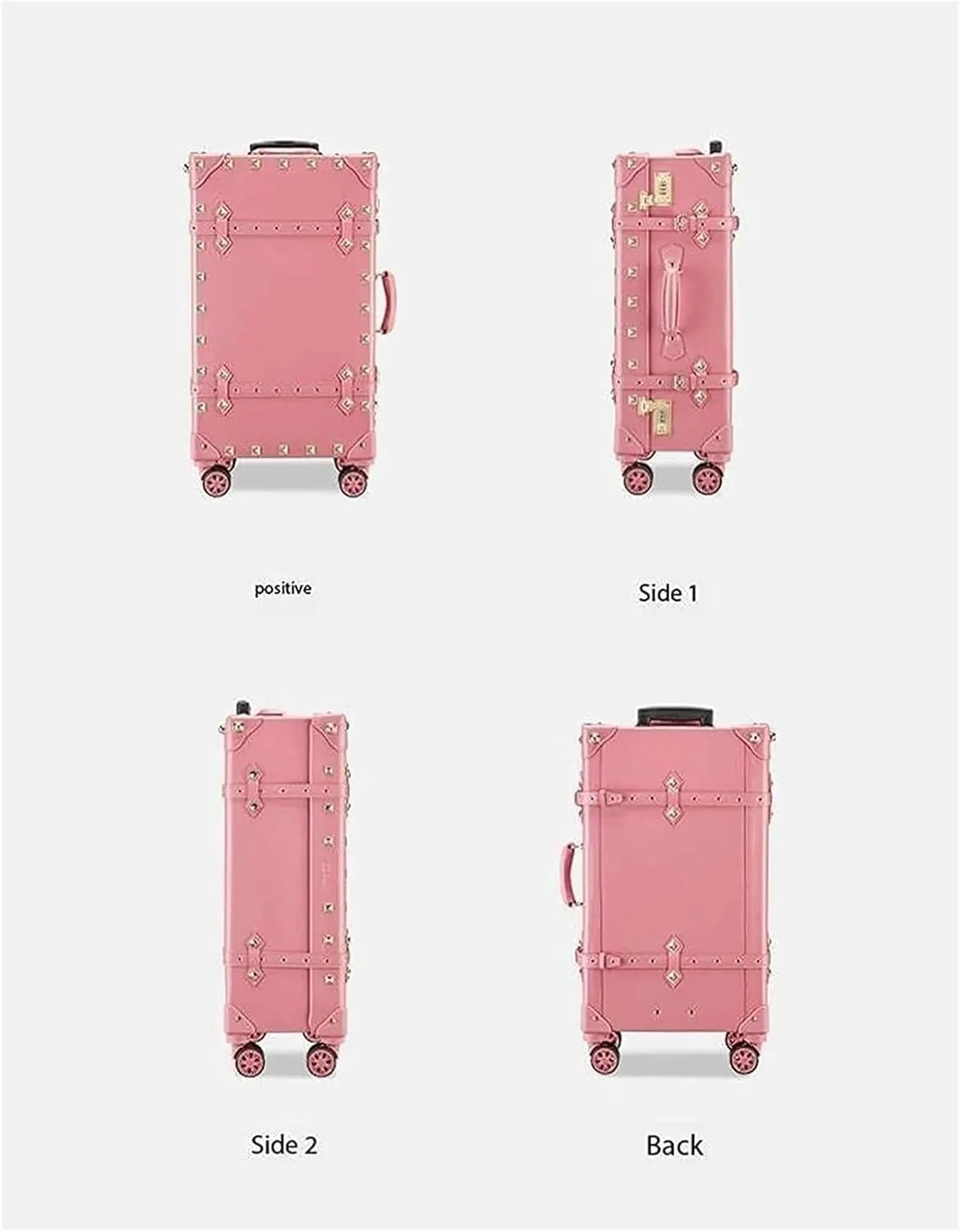 LuggageSuitcases With Wheels Carry On Luggage Leather Suitcase Large Expandable Luggage With Spinner Wheels Lightweight Carry On Luggage Hard Travel Suitcases Lightweight ( Color : C , Size : 20 inch