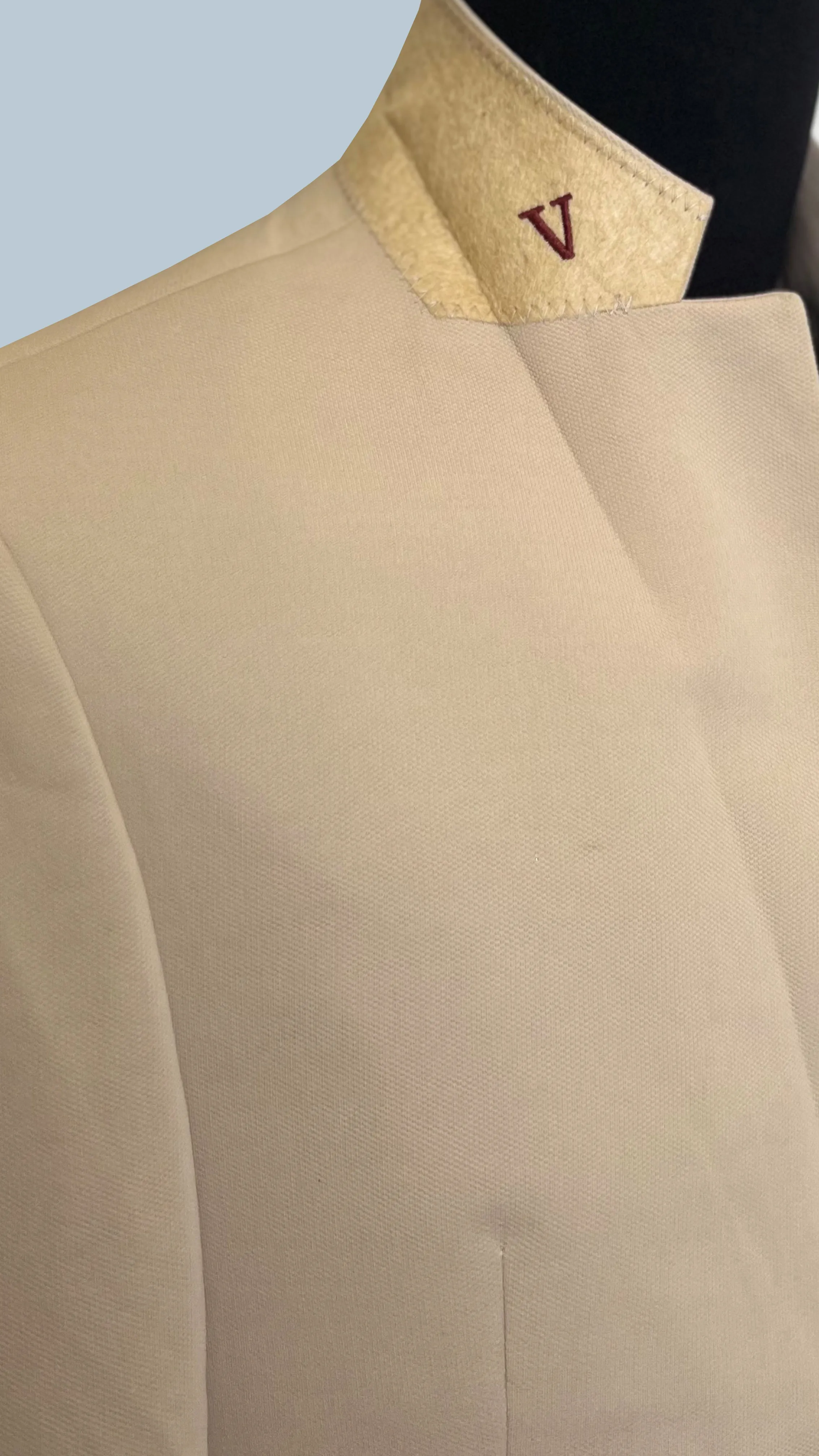 Men's Classic Beige Blazer by Vercini