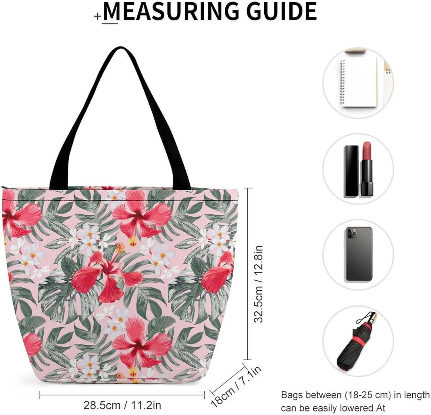 Monstera Green Leaf Frangipani Flowers Hobo Handbags With Zipper Women's Tote Handbags