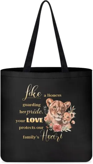 Mother's Day Tote BagReusable Handbag with Festive Mother's Day Artfor Shopping Sports Beach