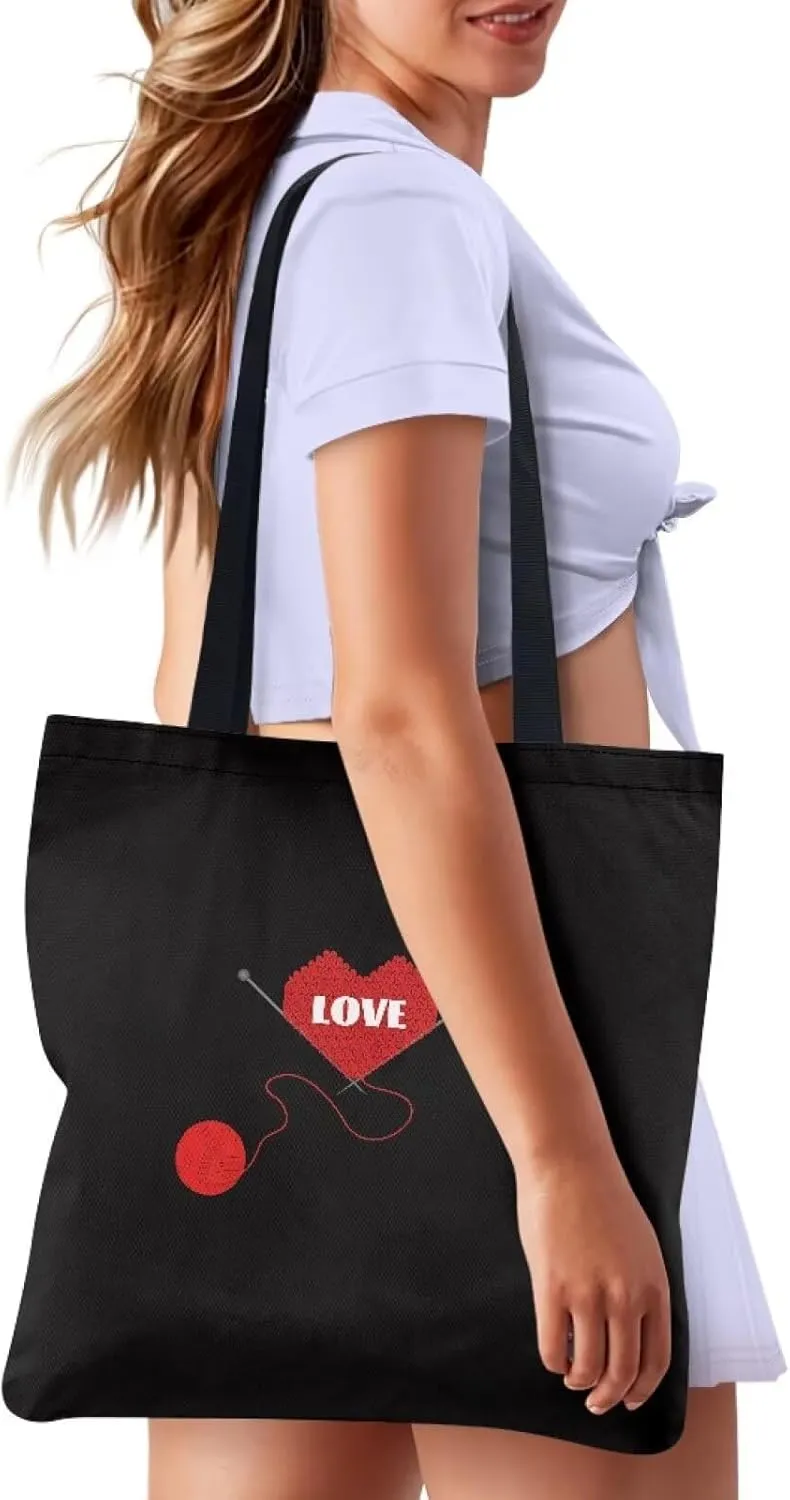 Mother's Day Tote BagReusable Handbag with Festive Mother's Day Artfor Shopping Sports Beach