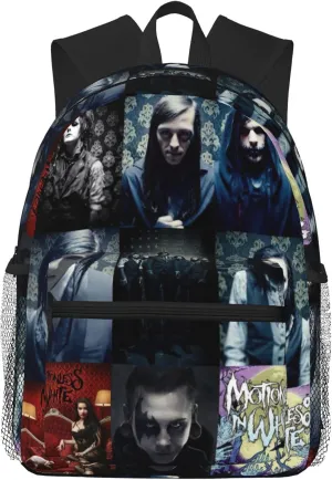 Motionless Rock In White Casual Backpack Large Lightweight Travel Bag Classic Laptop Daypack for Men Women Backpack