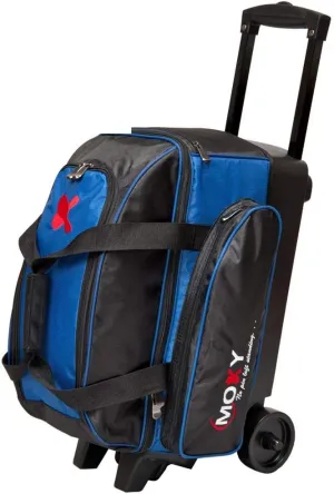 Moxy Double Roller Bowling Bag- Royal/Black
