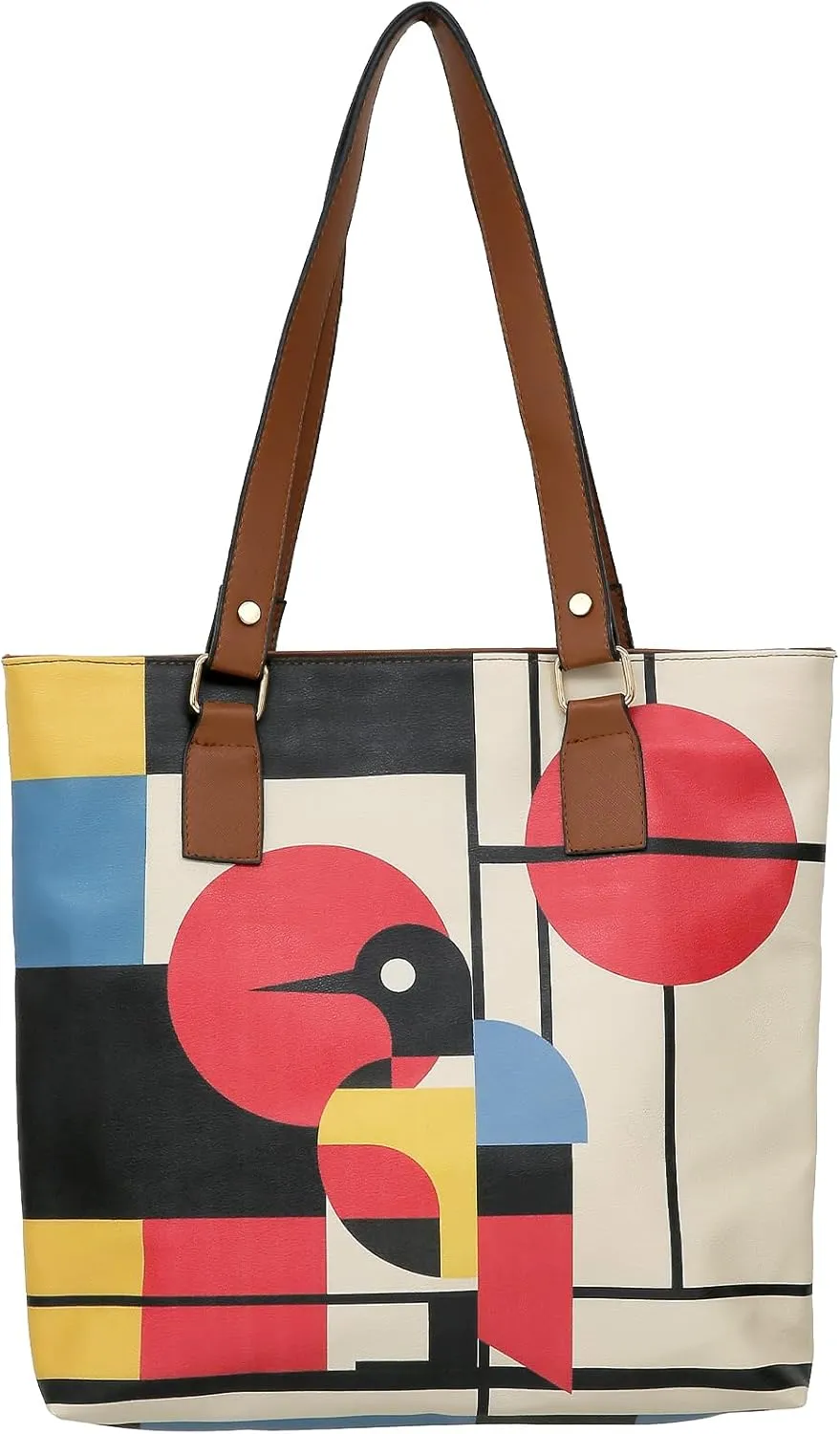 Multi Pocket Shoulder Bags for Women - Vegan Leather and Unique Design Handmade Womens Bags