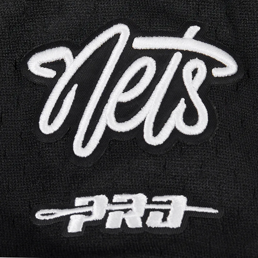 NBA BROOKLYN NETS CLASSIC TODDLER BOYS SHORT SLEEVE MESH TEE (BLACK/GRAY)