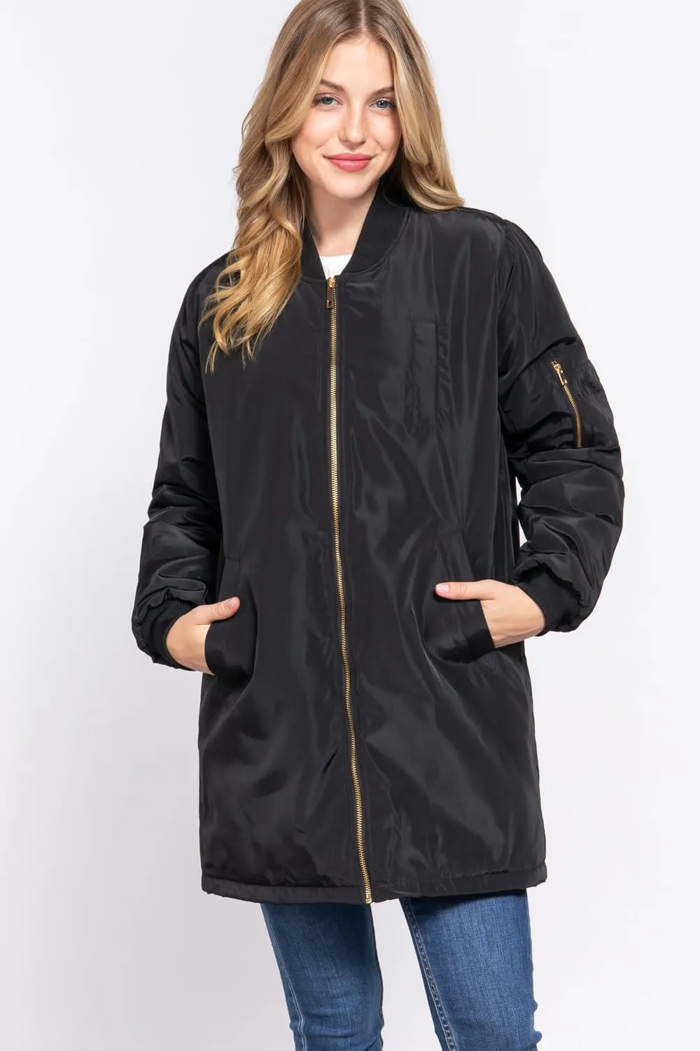 NE PEOPLE Womens Classic Quilted Various Styles Bomber Jacket Coat (S-3XL)