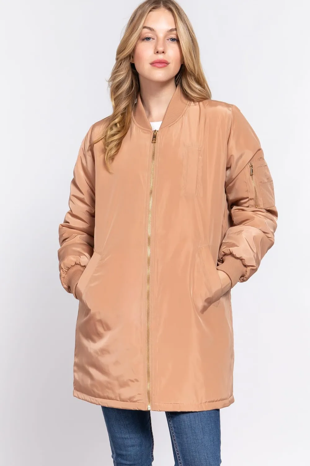 NE PEOPLE Womens Classic Quilted Various Styles Bomber Jacket Coat (S-3XL)