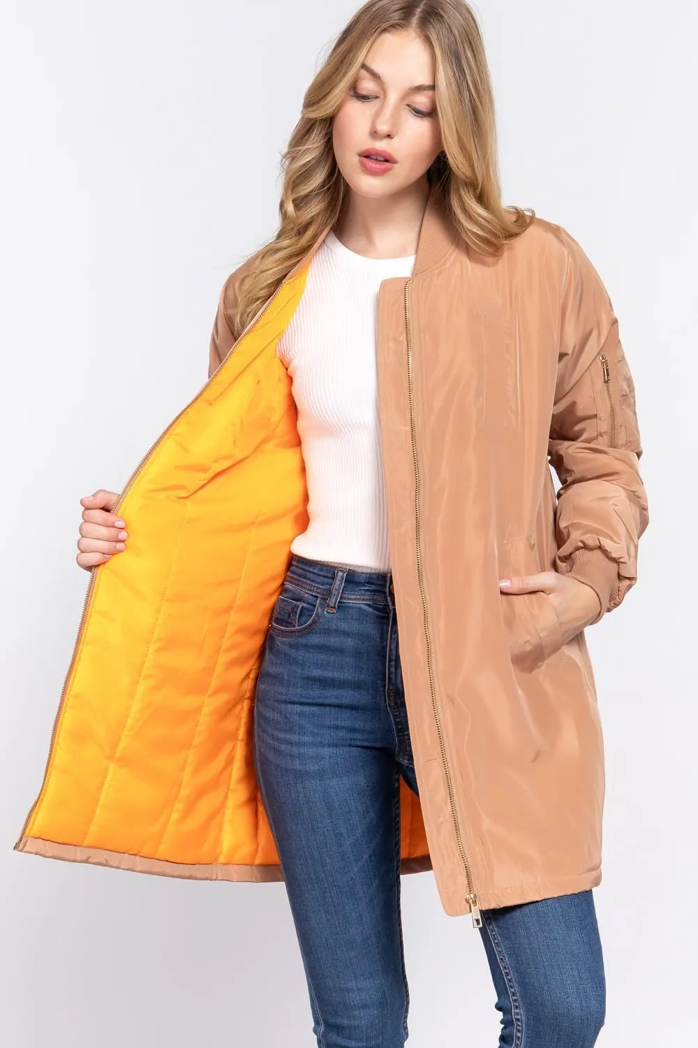 NE PEOPLE Womens Classic Quilted Various Styles Bomber Jacket Coat (S-3XL)