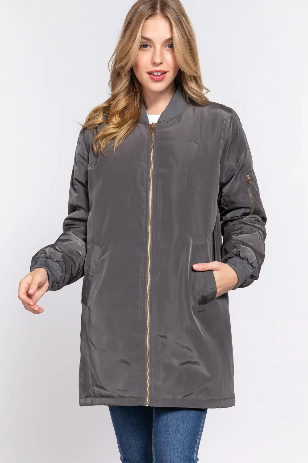 NE PEOPLE Womens Classic Quilted Various Styles Bomber Jacket Coat (S-3XL)