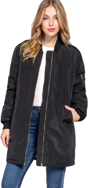NE PEOPLE Womens Classic Quilted Various Styles Bomber Jacket Coat (S-3XL)